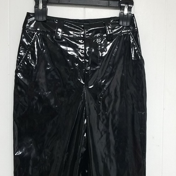 Patent leather pant Black Pant Size XS - Picture 8 of 11